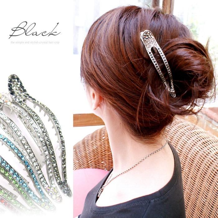 リトルムーン（Littlemoon） ヘアクリップ クリスタル ダッカール
