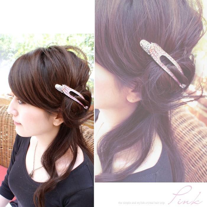 リトルムーン（Littlemoon） ヘアクリップ クリスタル ダッカール