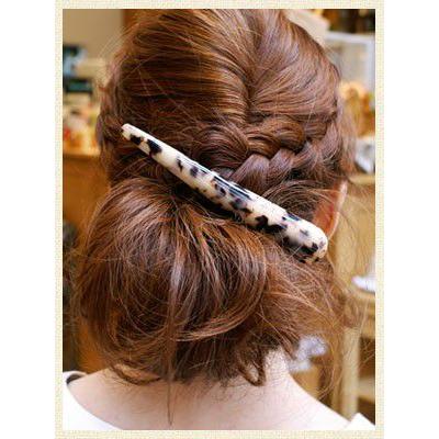 リトルムーン（Littlemoon） ヘアクリップ Marble Marble ダッカール