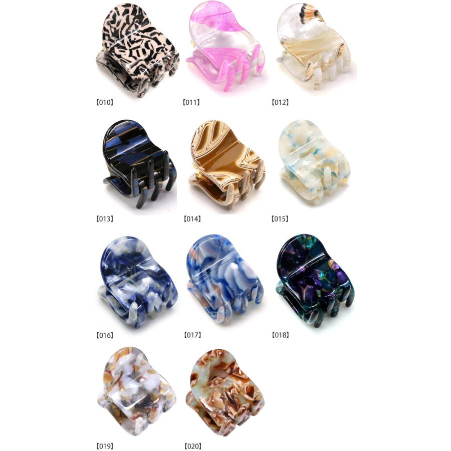 バンスクリップ ヘアクリップ アセテート 軽い 丈夫 超強力 ヘアアクセサリー マーブルマーブル リアム特別色 追跡可能メール便 送料無料 | リトルムーン | 29