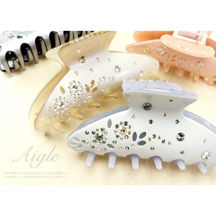 リトルムーン（Littlemoon） バンスクリップ ヘアクリップ クリスタル