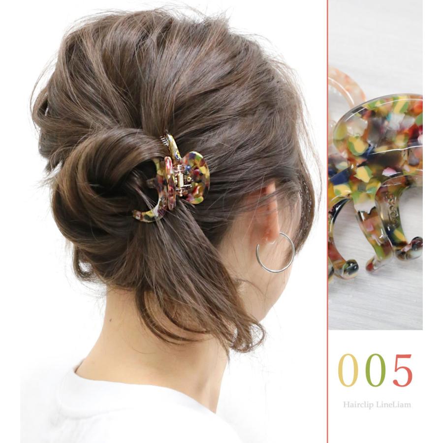 リトルムーン（Littlemoon） バンス ヘアクリップ 7本足 アセテート