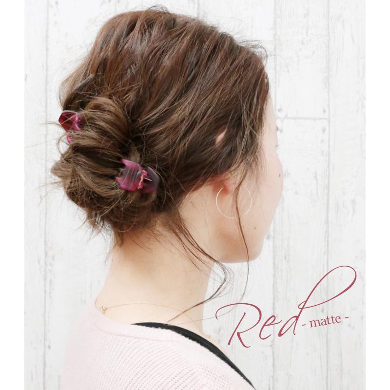 リトルムーン プチバンス ヘアクリップ マット ラメ ミニサイズ 