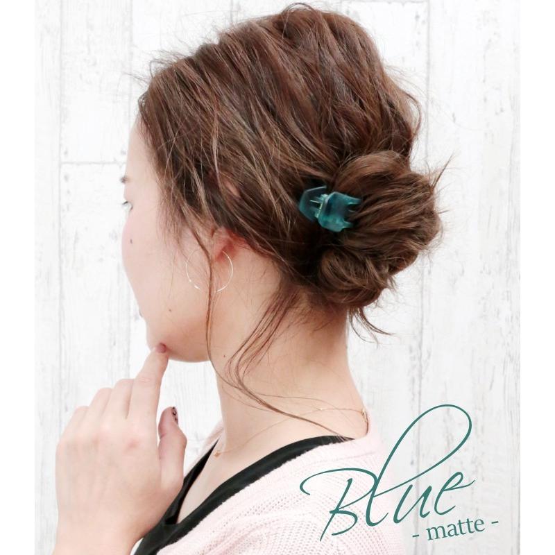 リトルムーン プチバンス ヘアクリップ マット ラメ ミニサイズ 