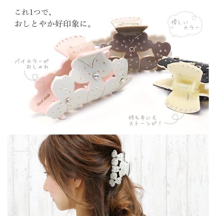 リトルムーン（Littlemoon） バンスクリップ ヘアクリップ ストーン