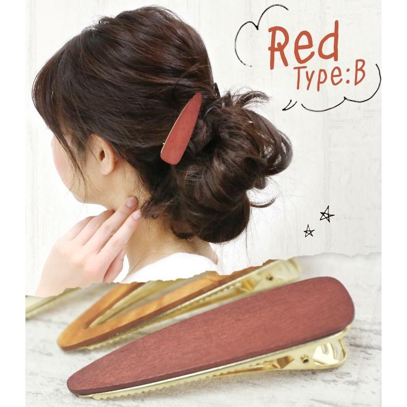 リトルムーン（Littlemoon） ヘアクリップ 木 ウッド 天然素材