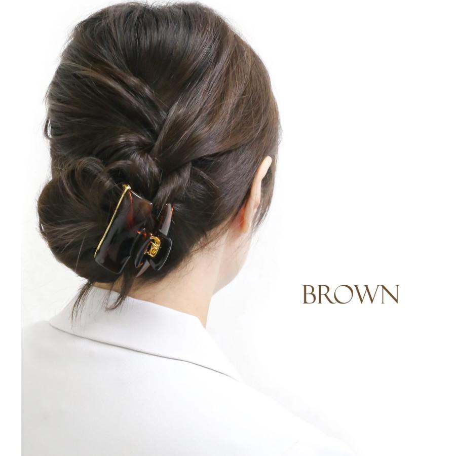 リトルムーン（Littlemoon） ヘアクリップ ゴールド うる艶 仕事