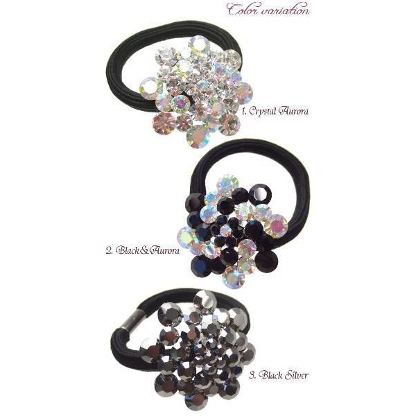 リトルムーン（Littlemoon） ヘアゴム クリスタル ラインストーン