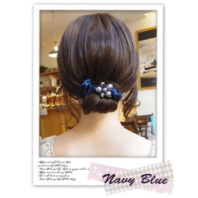 シュシュ レオパード パール ビーズ ヘアアクセサリー アニマル ジゼラ 追跡可能メール便対応｜hair｜03