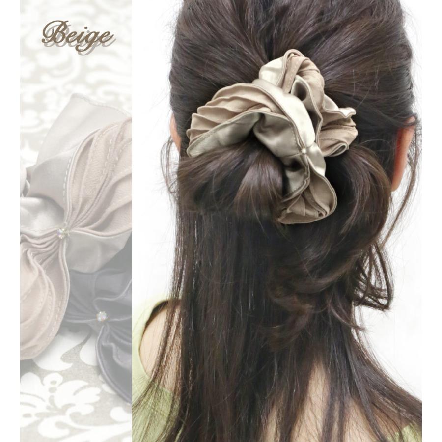 リトルムーン（Littlemoon） シュシュ クリスタル ラインストーン