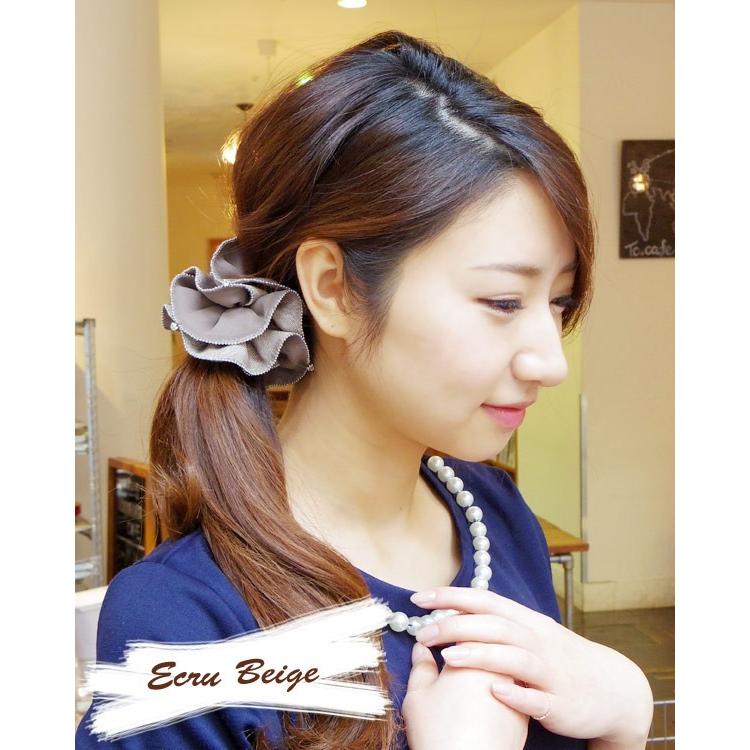 acca ヘアアクセサリー　シュシュ　ヘアゴム　ストーン　保存袋付き acca ヘアアクセサリー シュシュ ヘアゴム ストーン 保存袋付き