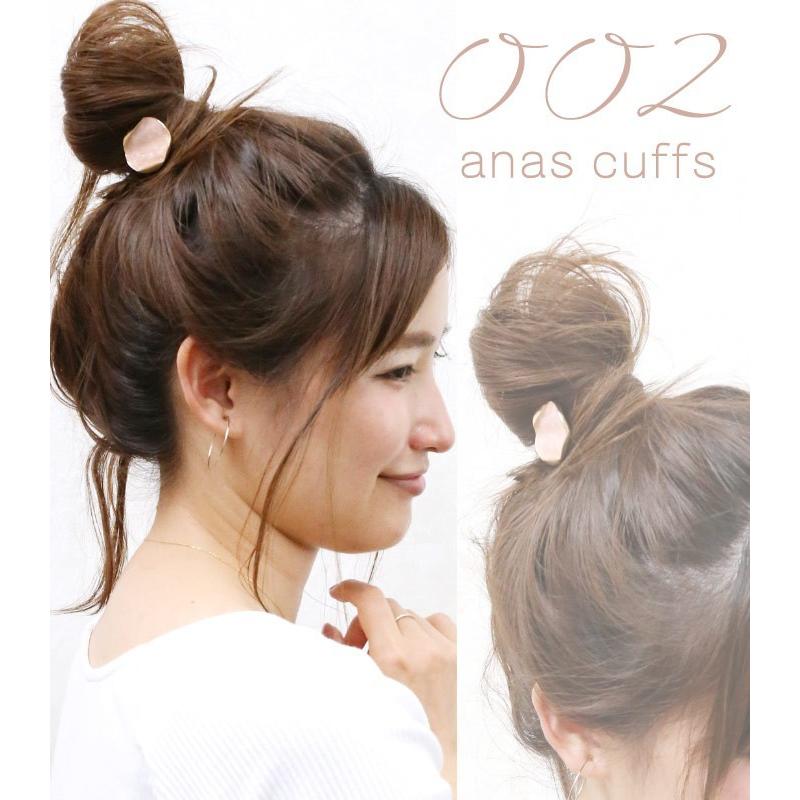 リトルムーン ヘアカフス ヘアゴム ポニーフック サークル マーブル  