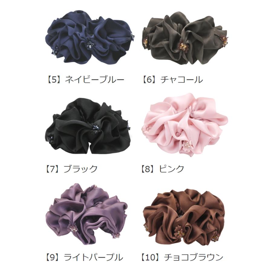 シュシュ  ヘアゴム  ビーズ  スモーク/ブラウン 楽天市場】ヘアアクセサリー シュシュ ヘアゴム アクリル パール