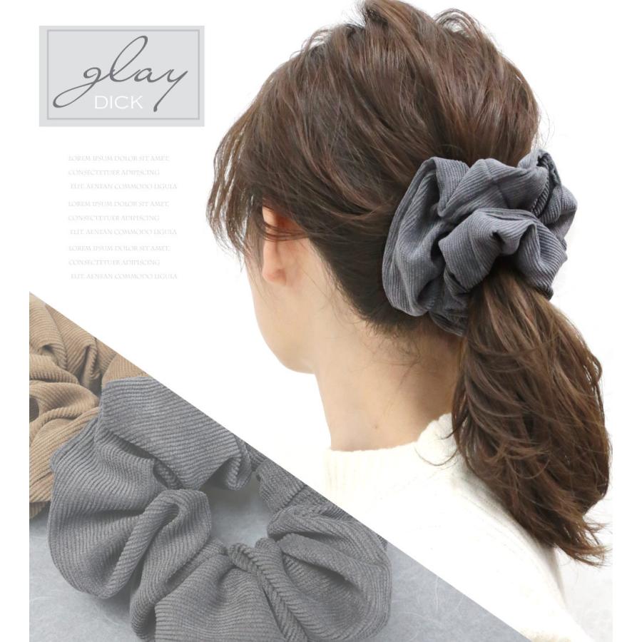リトルムーン（Littlemoon） シュシュ ヘアゴム コーデュロイ シンプル