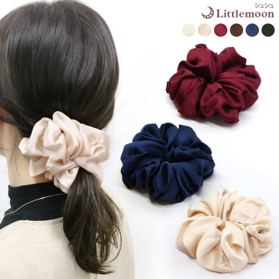 メグえもん様 茶色 ハーフ シュシュ☆ビーズ ヘアゴム☆ハンドメイド メグえもん様 茶色 ハーフ シュシュ☆ビーズ ヘアゴム