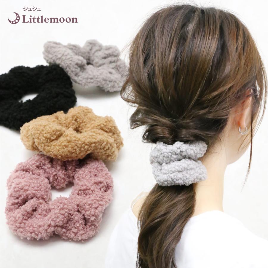 リトルムーン シュシュ ふわもこ 冬 秋 トイプードル 毛糸
