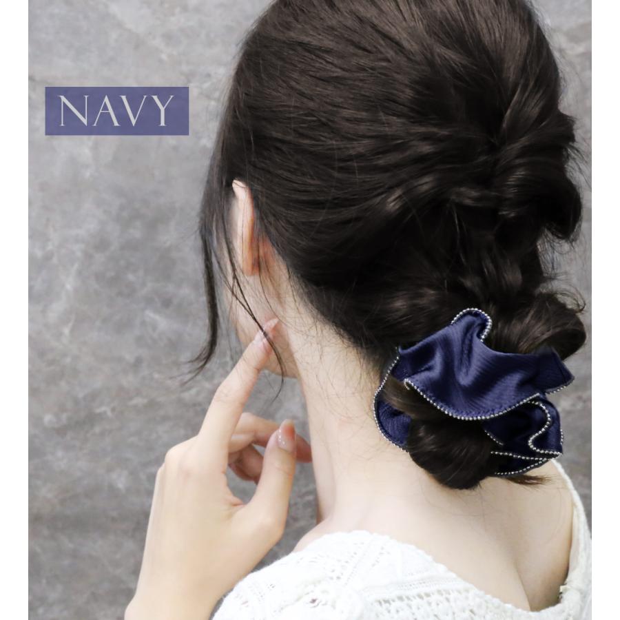 ヘアアクセサリー Moon リトルムーン（Littlemoon） シュシュ エレガント 高級感 髪飾り