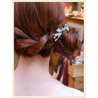 パッチン留め マーブル Marble Marble ジェルメーヌ　ヘアアクセサリー べっ甲風　追跡可能メール便対応｜hair｜03