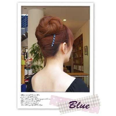 パッチン留め マーキースポルカ（2本組） キラキラ ビジュー　ヘアアクセサリー　追跡可能メール便対応 | リトルムーン | 01