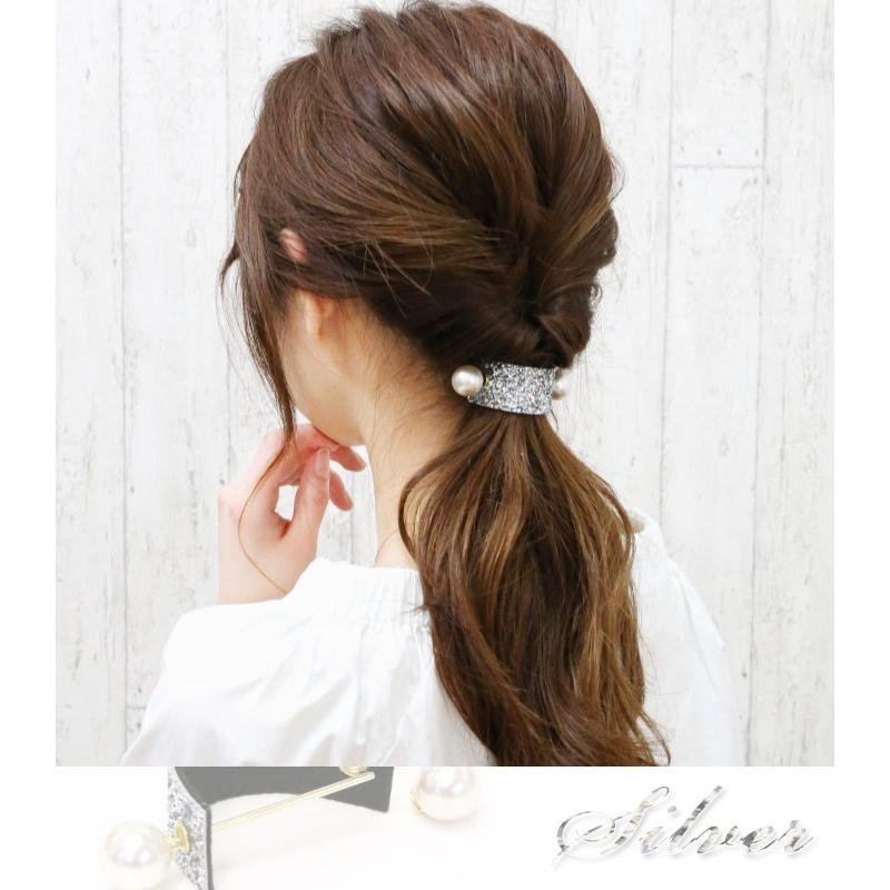 ヘアバトン マジェステ ヘアカフス パール ラメ グリッター スパンコール レザー きらきら ヘアアクセサリー イクテュオ 追跡可能メール便対応 Haplm370nn リトルムーン ヘアアクセサリー 通販 Yahoo ショッピング