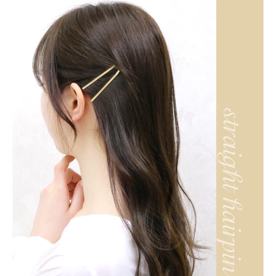 リトルムーン（Littlemoon） ヘアピン メタル ゴールド 10本セット