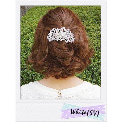 バレッタ シャロン　ヘアアクセサリー 結婚式 パーティー ウェディング｜hair｜03