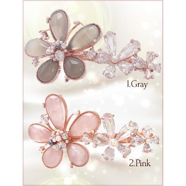 リトルムーン Sugar Moon バレッタ ミムルス キュービックジルコニア  