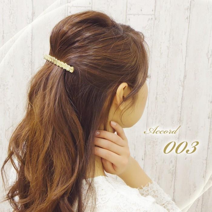 acca　ヘアバレッタ　三日月　ゴールド acca ヘアバレッタ 三日月 ゴールド