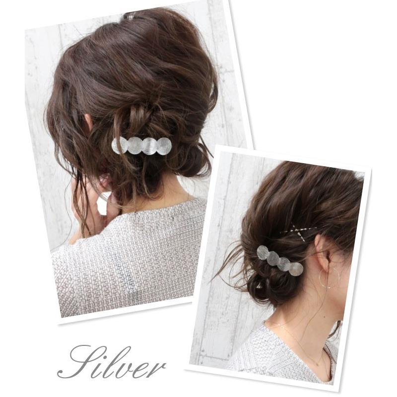 リトルムーン（Littlemoon） バレッタヘアピン ゴールド シルバー