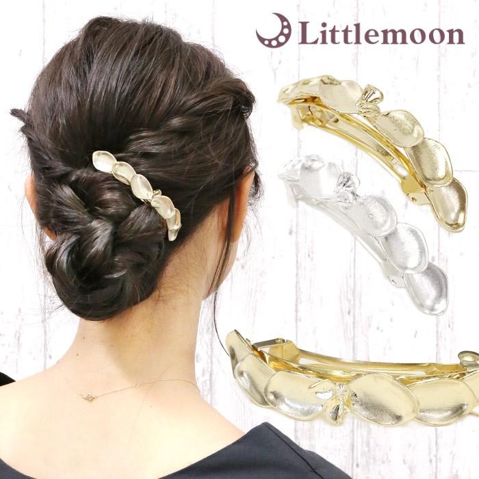 リトルムーン バレッタ ゴールド シルバー ビンテージ