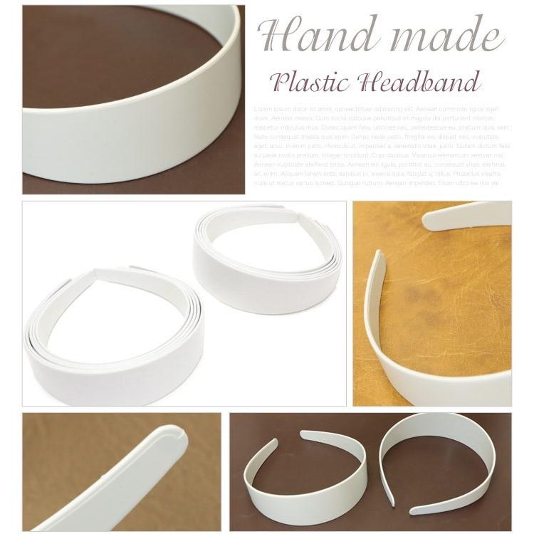 リトルムーン（Littlemoon） カチューシャ プラスチック 白 ホワイト