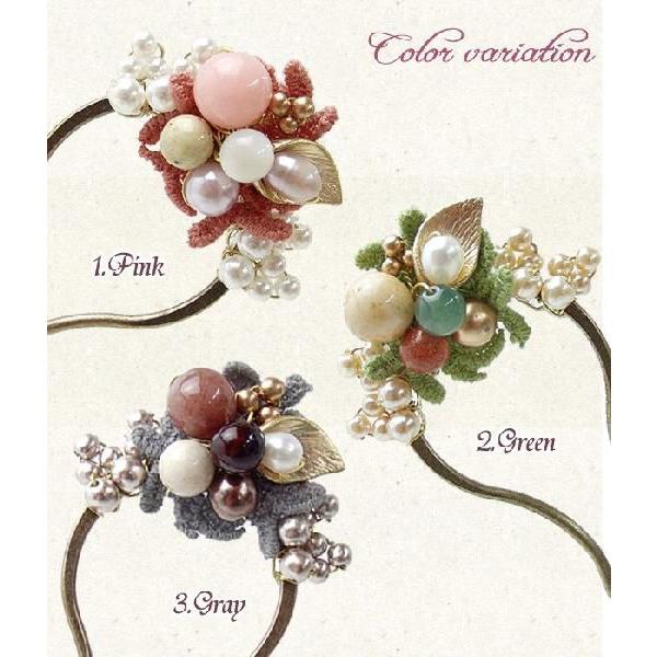 リトルムーン（Littlemoon） かんざし 淡水パール 天然石 かんざし