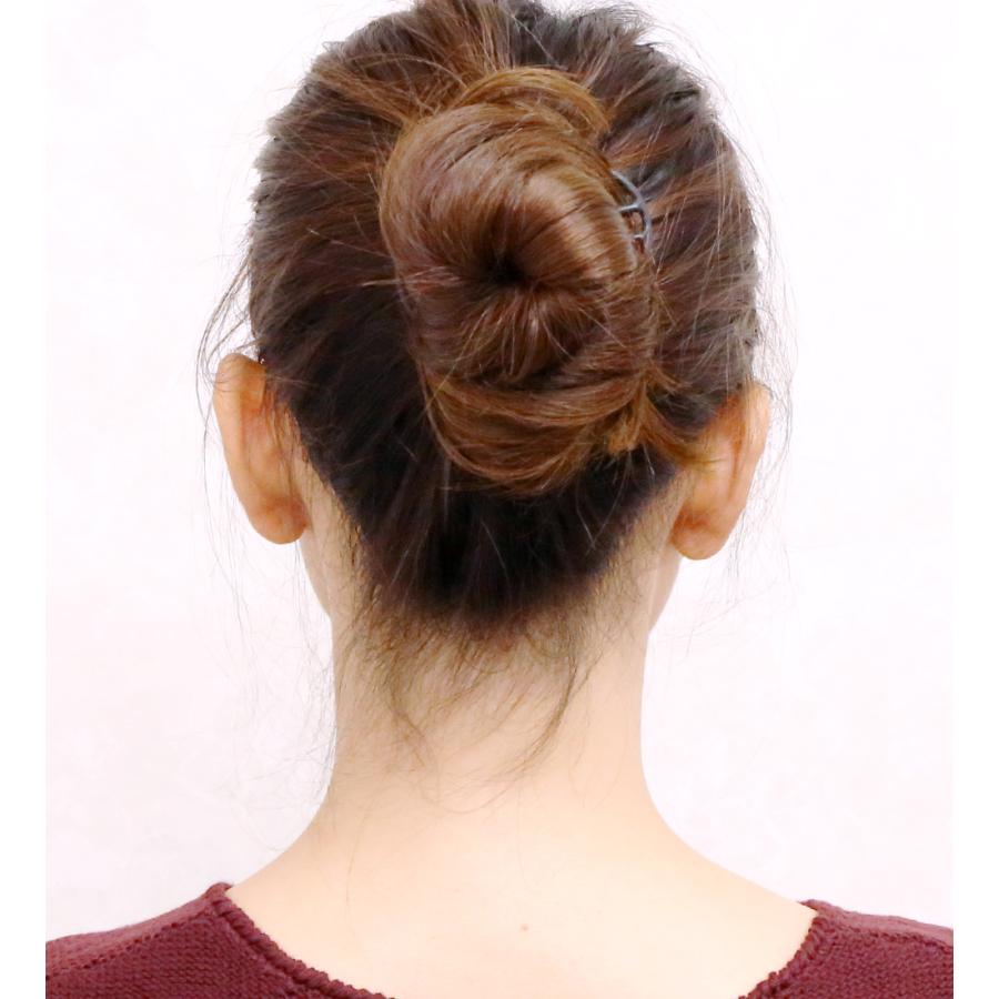 夜会巻き コーム セット ブラック お団子 スティック ヘアアクセサリー 追跡可能メール便対応 送料無料 | リトルムーン | 10