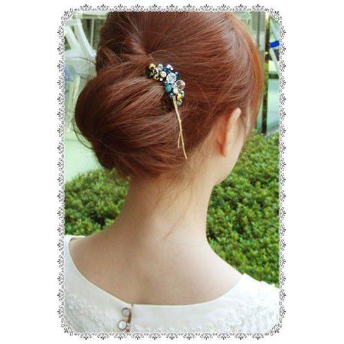 コーム 夜会巻き アリー&Eスティックプラスショート　ヘアアクセサリー | リトルムーン | 01