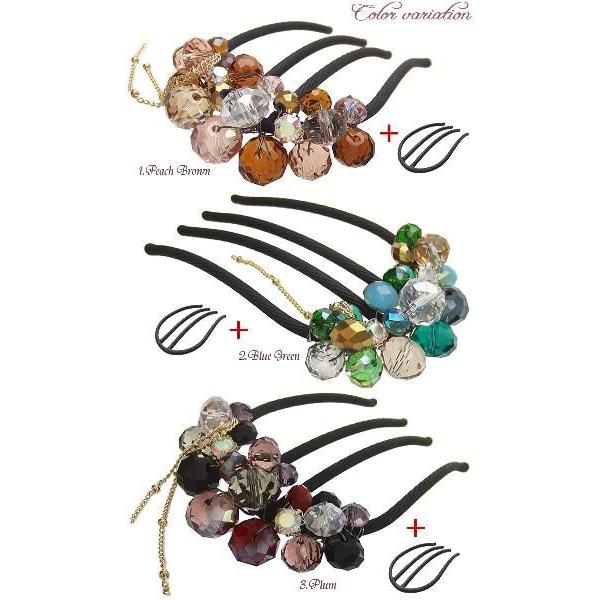 コーム 夜会巻き アリー&Eスティックプラスショート　ヘアアクセサリー | リトルムーン | 04