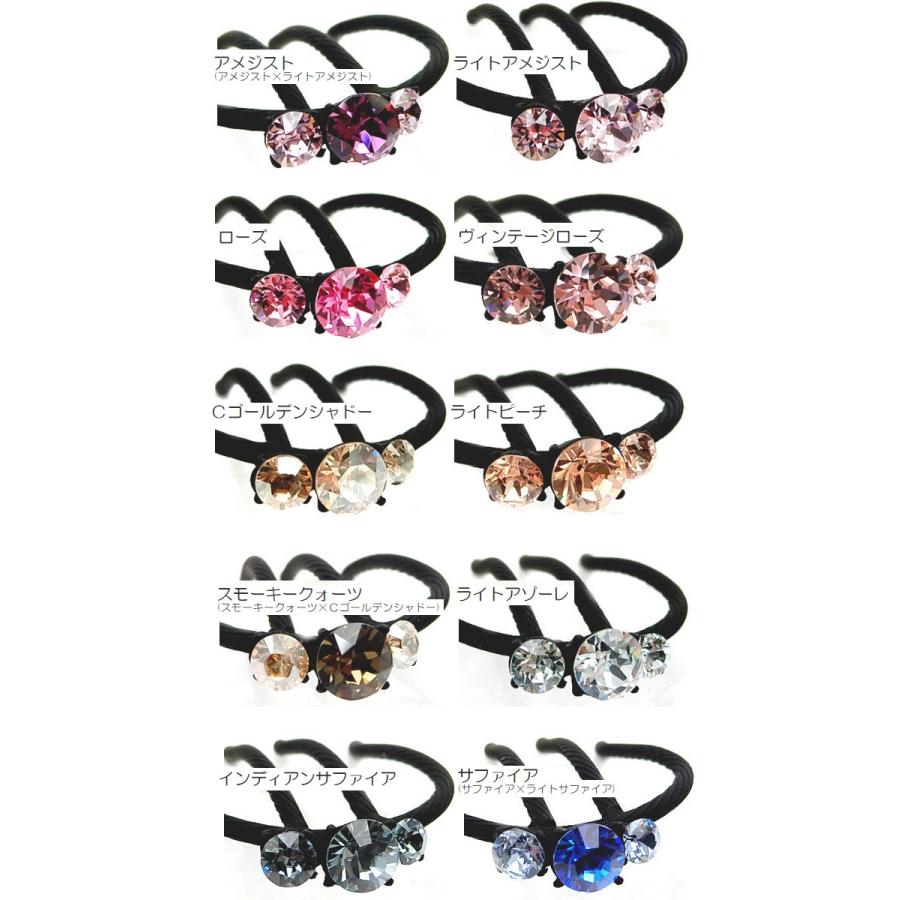 セット 横顔 てっぱん 2点セット Eスティック プラス ショート トロワ クリスタル ストーン ヘアアクセサリー | リトルムーン | 02