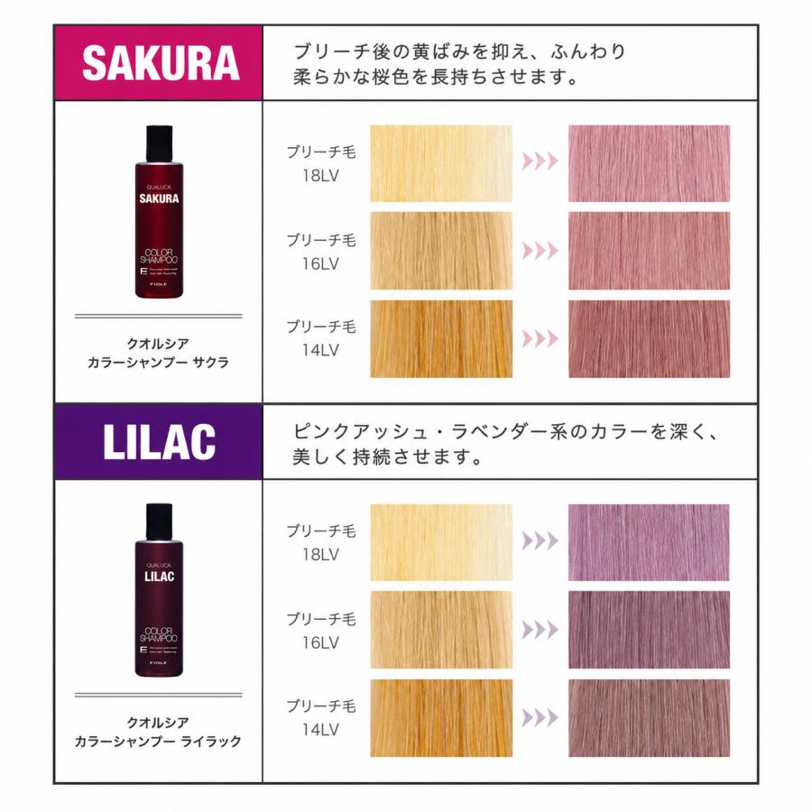 FIOLE（フィヨーレ） クオルシア カラーシャンプー 250mL ×2個