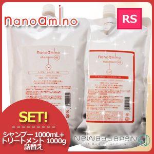 NANOAMINO PREMIUM シャンプー トリートメント 詰替セット ニューウェイジャパン ナノアミノ シャンプー RS 1000mL +
