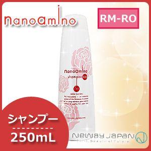 ニューウェイジャパン ナノアミノ シャンプー RM-RO ローズシャボン (しっとりタイプ) 250mL 父の日｜haircarecafe