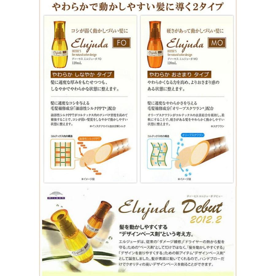 ミルボン ディーセス エルジューダ FO 120ml 3本セット サロン専売品