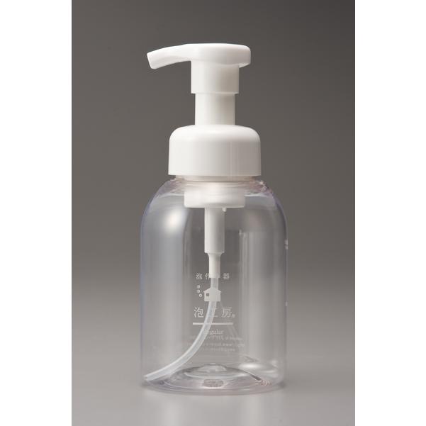 泡工房　レギュラークリア　350ml　【泡から始める、ナチュラルライフ】シンプルで心地よい毎日を、髪と地肌から。　シャンプーボトル | 