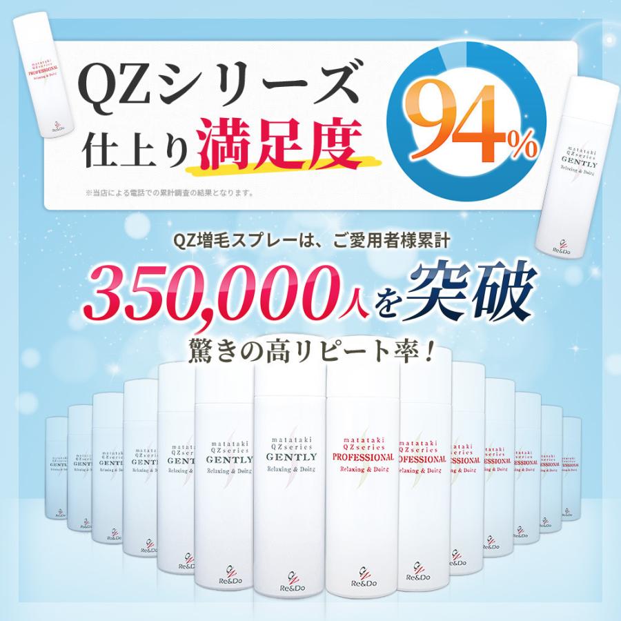 QZ増毛スプレー プロフェッショナル（180ml）と 専用シャンプー saku