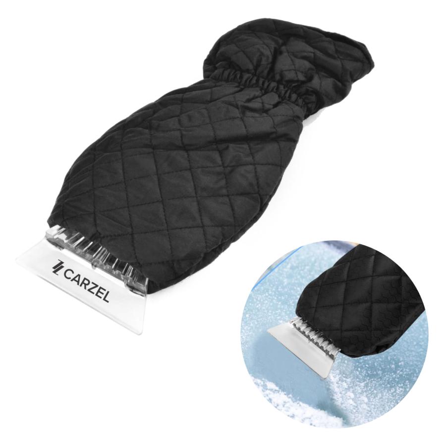 車用スノーブラシ 車用雪かき 手袋付き アイススクレーパー 車 フロントガラス  霜取り 除雪 凍結防止 軽量 便利な雪対策品 多機能 除雪ブラシ 車載雪落とし | 