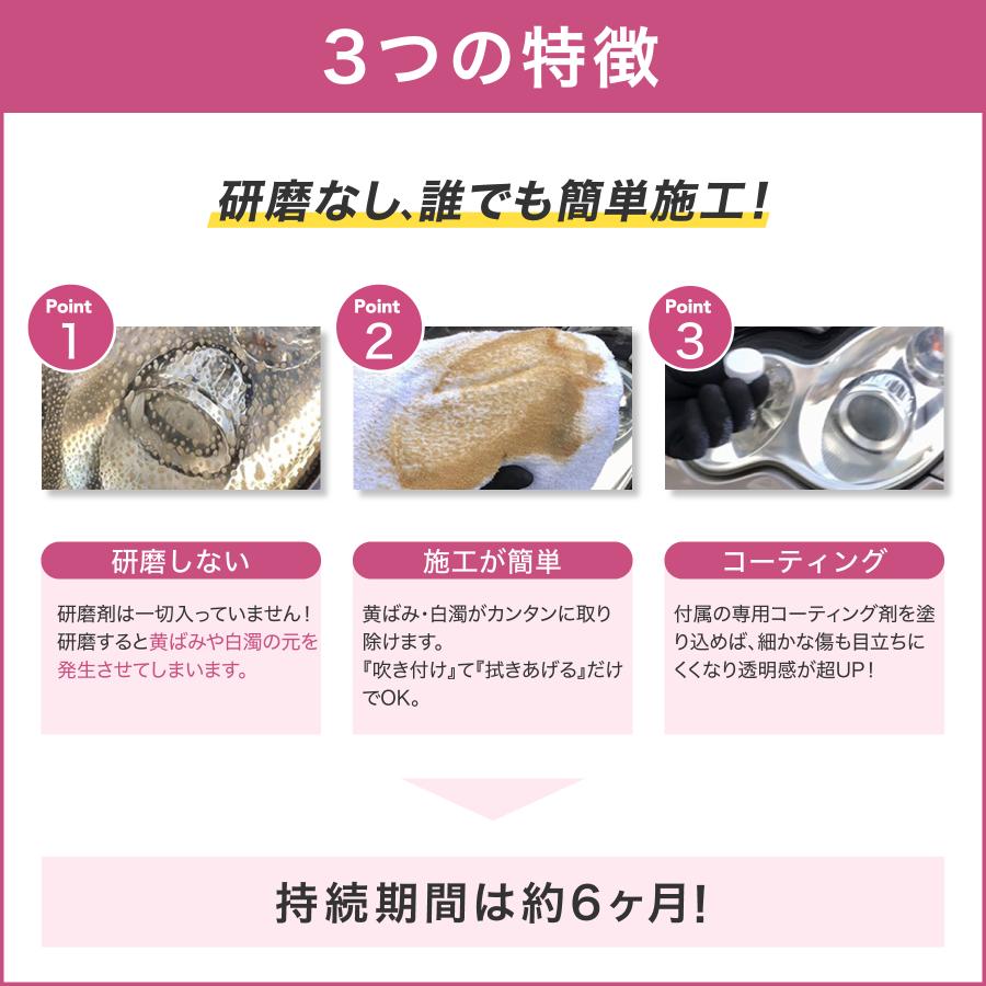 おさるのスゴピカ 洗車（ウロコ取りクリーナー・ヘッドライト磨き
