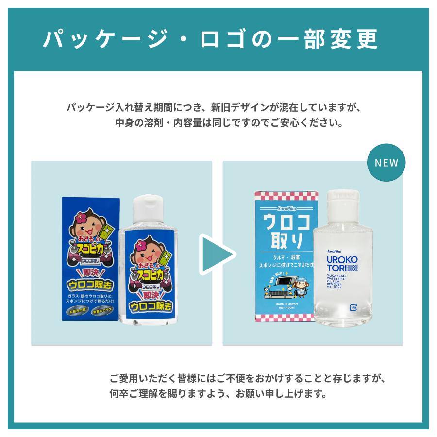 セット商品】おさるのスゴピカ 洗車（ウロコ取り・メッキモール磨き