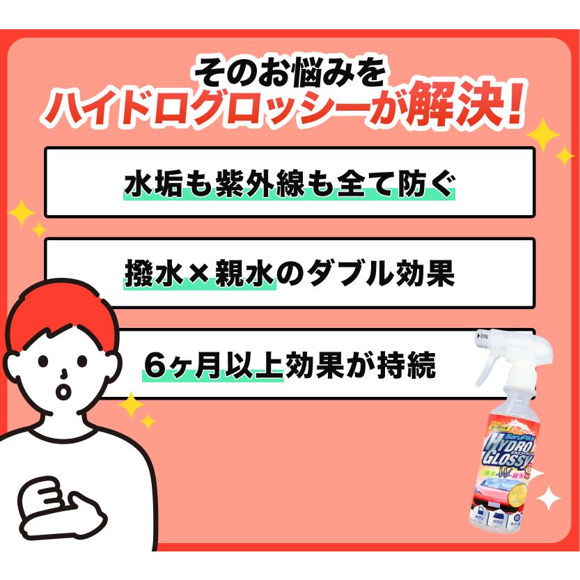 新発売！】おさるのスゴピカ ガラスコーティング ハイドログロッシー