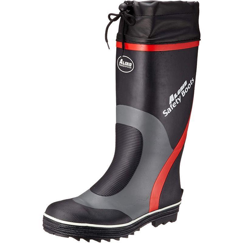 予約中 コーコス信岡 長靴 レインブーツ Algrid セーフティーブーツ 靴底鉄板入り 踏抜き防止 先芯入り メンズ ブラック 23 5 24 長靴 Www We Job Com