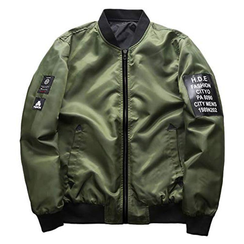 フライトジャケット Ma 1 メンズ リバーシブル ジャケット ミリタリー ブルゾン ジャンパー アウター 秋 冬 春 防風 防寒 おしゃれ 新しいスタイル