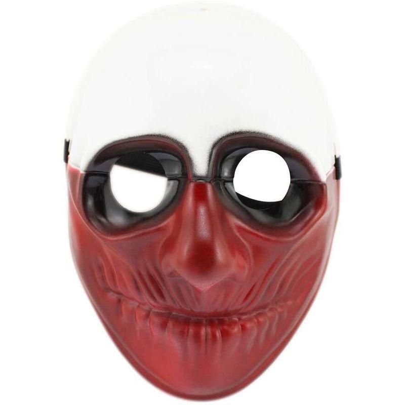 品質が コスプレ衣装 Olive G 4種 セット不気味 ほくそえむ 笑顔 ピエロ 道化師 マスク ホラー ハロウィーン 仮装 仮面 アメリカンピエロ ホワイト