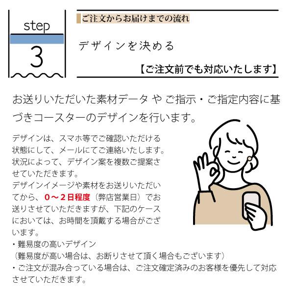 珪藻土 コースター ノベルティ 名入れ 販促 オーダー 印刷 オリジナル 珪藻土 コースター 200枚 セット rvp フルカラー りっぷうや オリジナル プレゼント｜hajimaru｜08